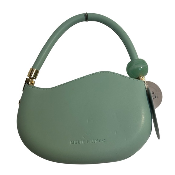 Melie Bianco Handbags - NWT Melie Bianco Vegan Leather Aqua Blue Small Hand Crossbody Bag